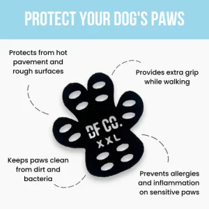 Non slip paw protection for your dog.